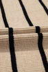 Relaxed Fit Striped Ribbed Open Front Cardigan