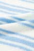 Relaxed Fit Striped Short Sleeve Dolman Knit Top