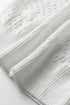 Relaxed Fit Textured Open Knit Pullover Top
