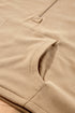 Relaxed Fit Thermal Fleece Half Zip Pullover Hoodie