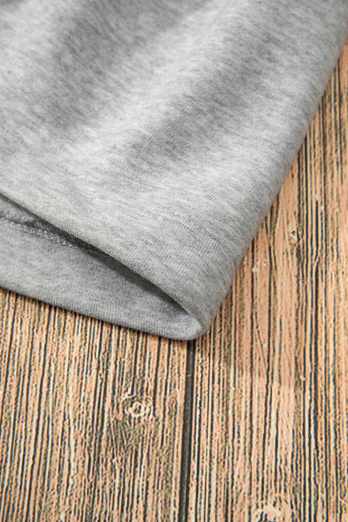 Relaxed Fit Thermal Fleece Half Zip Pullover Hoodie