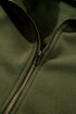 Relaxed Fit Thermal Fleece Half Zip Pullover Hoodie