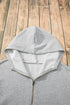 Relaxed Fit Thermal Fleece Half Zip Pullover Hoodie