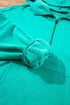 Relaxed Fit Thermal Fleece Half Zip Pullover Hoodie