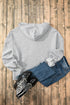 Relaxed Fit Thermal Fleece Half Zip Pullover Hoodie