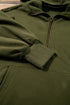 Relaxed Fit Thermal Fleece Half Zip Pullover Hoodie