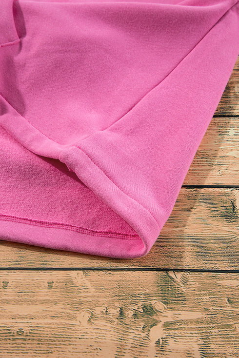 Relaxed Fit Thermal Fleece Half Zip Pullover Hoodie