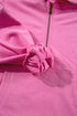 Relaxed Fit Thermal Fleece Half Zip Pullover Hoodie