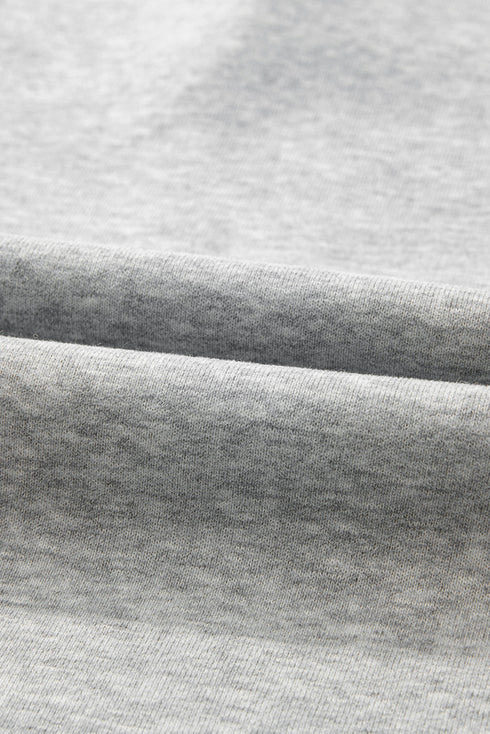 Relaxed Fit Thermal Fleece Half Zip Pullover Hoodie