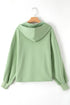 Relaxed Fit Thermal Fleece Half Zip Pullover Hoodie