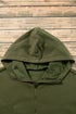 Relaxed Fit Thermal Fleece Half Zip Pullover Hoodie