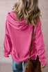 Relaxed Fit Thermal Fleece Pullover Hoodie