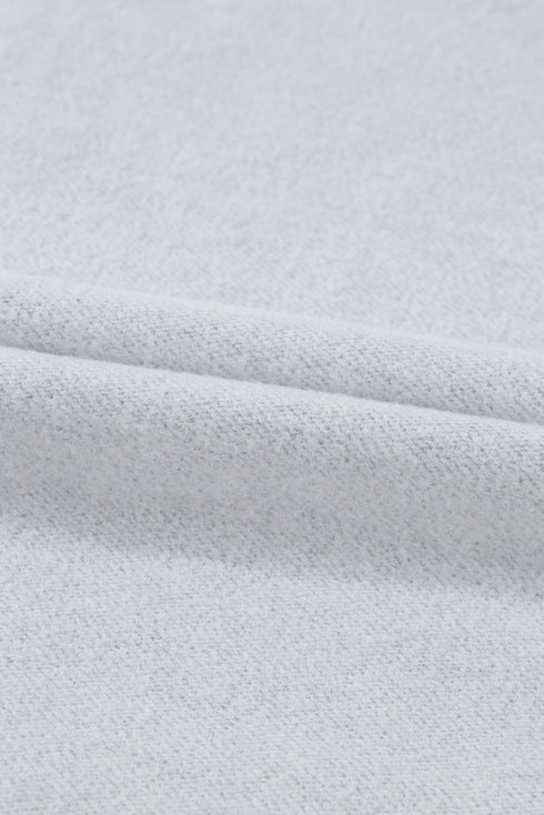 Relaxed Fit Thermal Fleece Pullover Hoodie