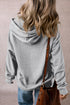 Relaxed Fit Thermal Fleece Pullover Hoodie
