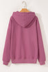 Relaxed Fit Thermal Fleece Pullover Hoodie
