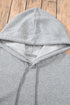 Relaxed Fit Thermal Fleece Pullover Hoodie
