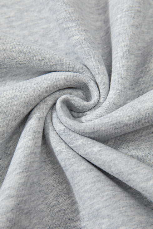 Relaxed Fit Thermal Fleece Pullover Hoodie