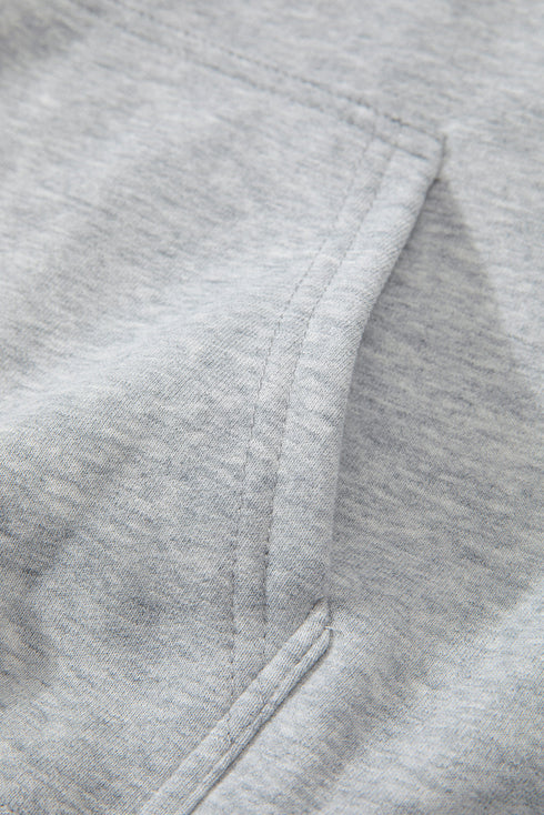Relaxed Fit Thermal Fleece Pullover Hoodie