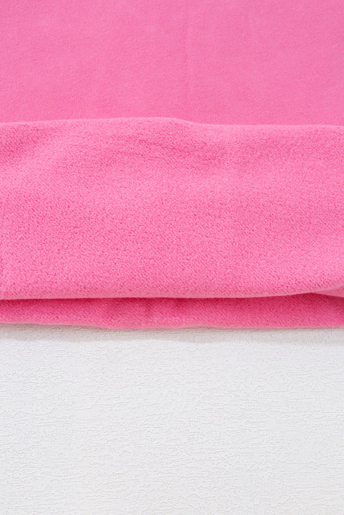 Relaxed Fit Thermal Fleece Pullover Hoodie