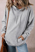 Relaxed Fit Thermal Fleece Pullover Hoodie