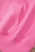 Relaxed Fit Thermal Fleece Pullover Hoodie