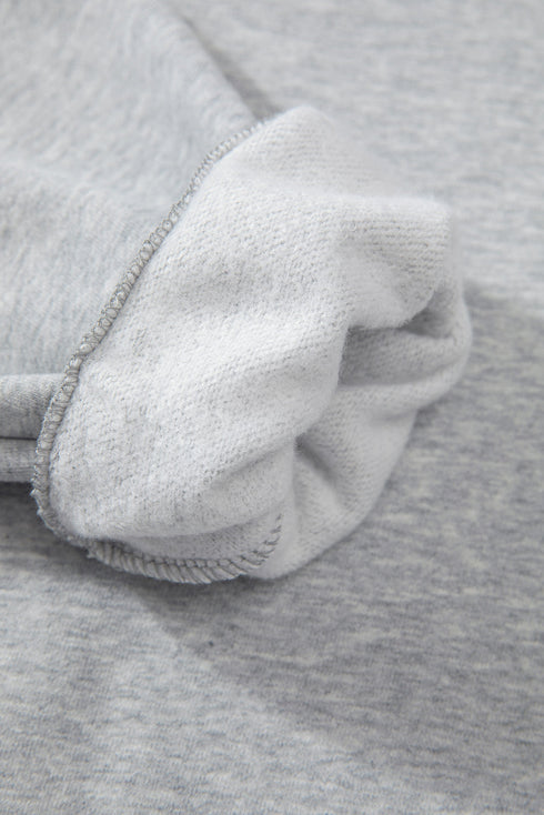Relaxed Fit Thermal Fleece Pullover Hoodie