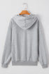 Relaxed Fit Thermal Fleece Pullover Hoodie