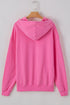 Relaxed Fit Thermal Fleece Pullover Hoodie
