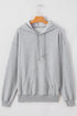 Relaxed Fit Thermal Fleece Pullover Hoodie