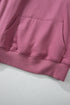 Relaxed Fit Thermal Fleece Pullover Hoodie