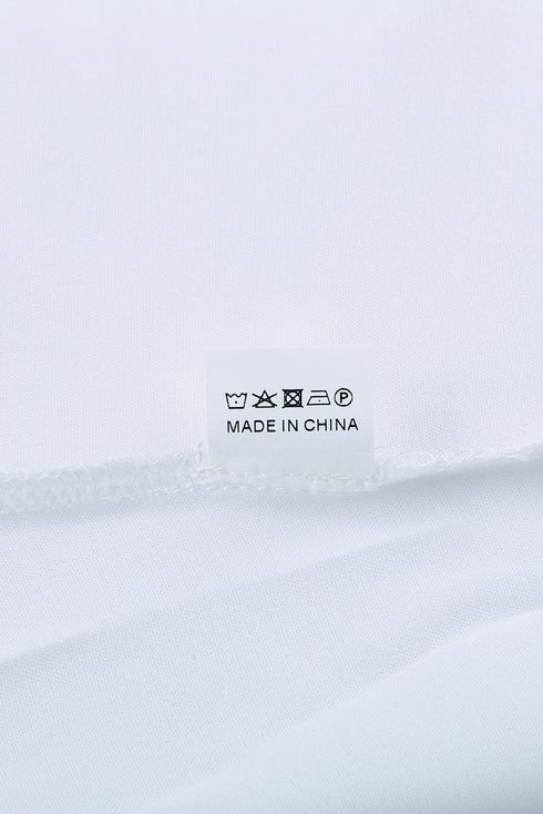 Relaxed Fit Three Quarter Sleeve High Low Hem Shirt