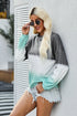 Relaxed Fit Tie Dye Print Crew Neck Sweatshirt