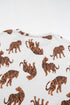 Relaxed Fit Tiger Print Soft Knit Pullover