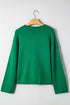 Relaxed Fit V Neck Button Front Drop Shoulder Cardigan