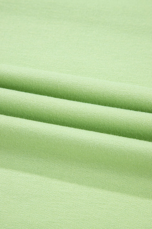 Relaxed Fit V Neck Drawstring Lounge Shorts Set