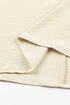 Relaxed Fit V Neck Smocked Wrist Shift Blouse