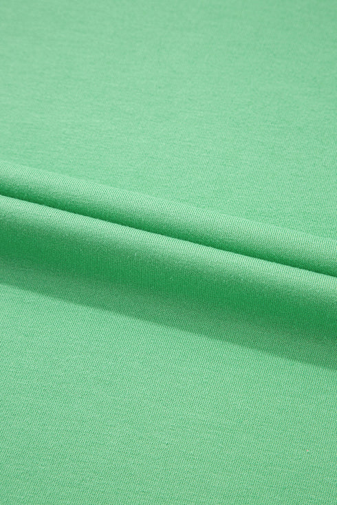 Relaxed Fit V Neck Tee And Drawstring Shorts Two Piece Lounge Set