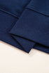Relaxed Fit Varsity Stripe Crew Neck Pullover Sweatshirt