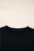 Relaxed Fit Varsity Stripe Crew Neck Pullover Sweatshirt