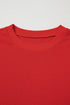 Relaxed Fit Varsity Stripe Crew Neck Pullover Sweatshirt