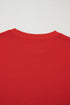 Relaxed Fit Varsity Stripe Crew Neck Pullover Sweatshirt