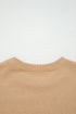Relaxed Fit Varsity Stripe Crew Neck Pullover Sweatshirt