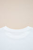 Relaxed Fit Varsity Stripe Crew Neck Pullover Sweatshirt
