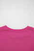 Relaxed Fit Varsity Stripe Crew Neck Pullover Sweatshirt