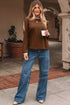 Relaxed Fit Varsity Stripe Long Sleeve Top