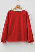 Relaxed Fit Varsity Stripe Long Sleeve Top