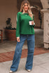 Relaxed Fit Varsity Stripe Long Sleeve Top
