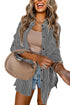 Relaxed Fit Vertical Stripe Button Down Long Shirt