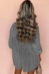 Relaxed Fit Vertical Stripe Button Down Long Shirt