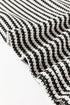 Relaxed Fit Waffle Knit Stripe Drop Shoulder Top
